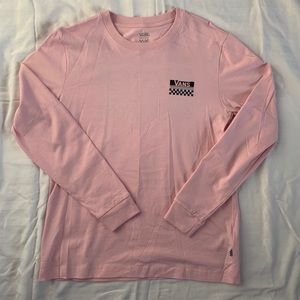 Vans pink cuffed long sleeve